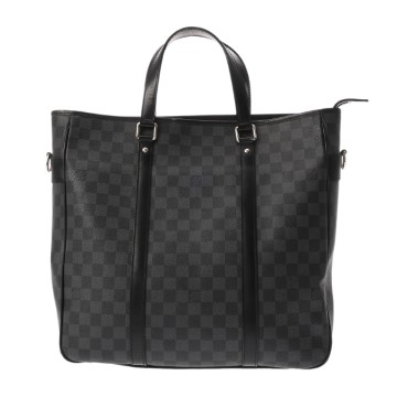 ルイ ヴィトン ダミエグラフィット タダオ PM 2WAY ブラック N41259 ダミエキャンバス メンズ バッグ 【中古】【bag】