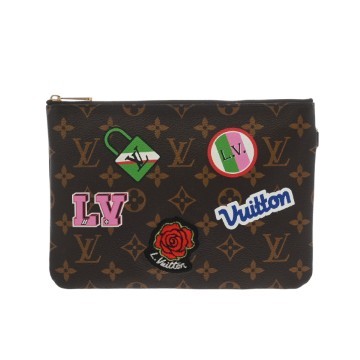ルイ ヴィトン モノグラム シティポーチ ブラウン M63447 モノグラムキャンバス ユニセックス 【中古】【bag】