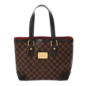 ルイ ヴィトン ダミエ ハムステッド PM ブラウン N51205 ダミエキャンバス レディース バッグ 【中古】【bag】