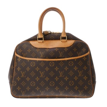 ルイ ヴィトン モノグラム ドーヴィル ブラウン M47270 モノグラムキャンバス レディース バッグ 【中古】【bag】