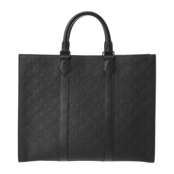 ルイ ヴィトン モノグラム サックプラ 24H ブラック M24786 トリヨンレザー メンズ バッグ 【中古】【bag】