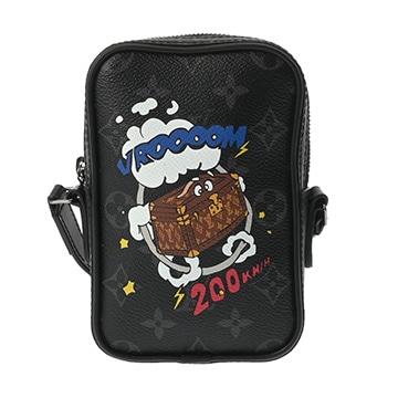 ルイ ヴィトン モノグラムエクリプス ダヌーブ PPM トランクプリント ブラック M45928 モノグラムエクリプスキャンバス メンズ バッグ 【中古】【bag】