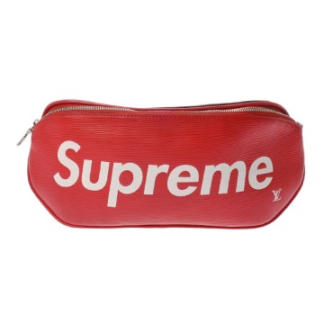 ルイ ヴィトン エピ バムバッグ LV×Supremeコラボ レッド M53418 エピレザー ユニセックス バッグ 【中古】【bag】