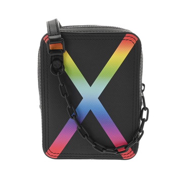 ルイ ヴィトン タイガ レインボー ダヌープメッセンジャー ノワール/レインボー M30332 レザー メンズ バッグ 【中古】【bag】