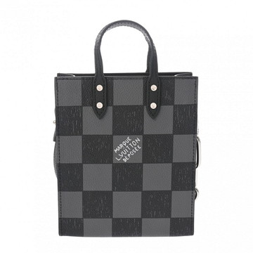 ルイ ヴィトン ダミエ チェッカーボード サックプラ XS ブラック/グレー N60479 レザー メンズ バッグ 【中古】【bag】