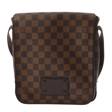 ルイ ヴィトン ダミエ ブルックリン PM ブラウン N51210 ダミエキャンバス ユニセックス バッグ 【中古】【bag】