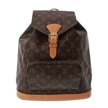 ルイ ヴィトン モノグラム モンスリ GM ブラウン M51135 モノグラムキャンバス ユニセックス バッグ 【中古】【bag】