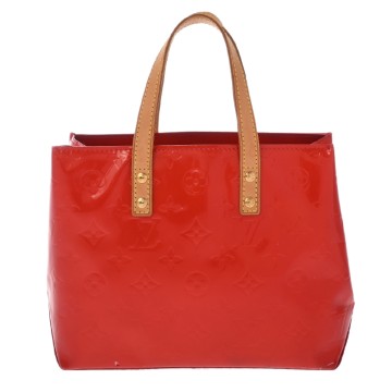ルイ ヴィトン モノグラムヴェルニ リード PM ルージュ M91088 ヴェルニ レディース バッグ 【中古】【bag】