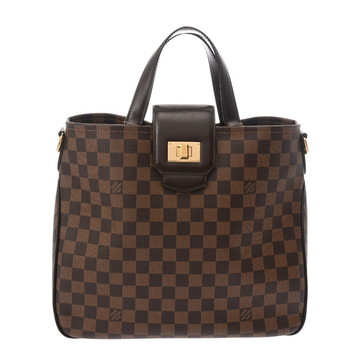 ルイ ヴィトン ダミエ カバ ローズベリー ブラウン N41177 ダミエキャンバス レディース バッグ 【中古】【bag】