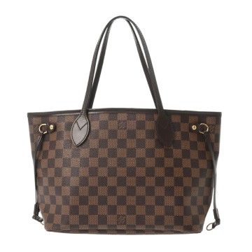 ルイ ヴィトン ダミエ ネヴァーフル PM ブラウン N51109 ダミエキャンバス レディース バッグ 【中古】【bag】