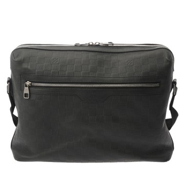 ルイ ヴィトン ダミエアンフィニ カリプソ GM オニキス N41204 ダミエアンフィニレザー メンズ バッグ 【中古】【bag】