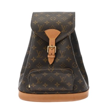 ルイ ヴィトン モノグラム モンスリ MM ブラウン M51136 モノグラムキャンバス レディース バッグ 【中古】【bag】