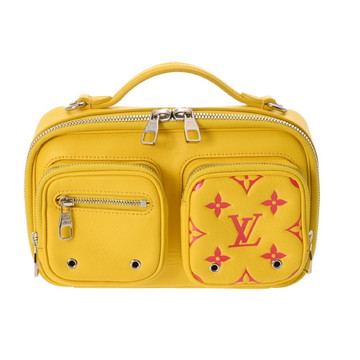 ルイ ヴィトン ユーティリティ クロスボディ ジョーヌ M58652 カーフ レディース バッグ 【中古】【bag】