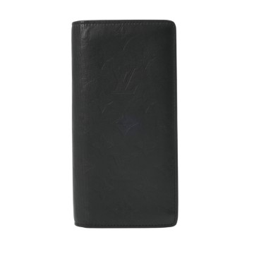 ルイ ヴィトン モノグラムシャドウ ポルトフォイユ ブラザ ブラック M62900 レザー メンズ 財布 【中古】【purse】