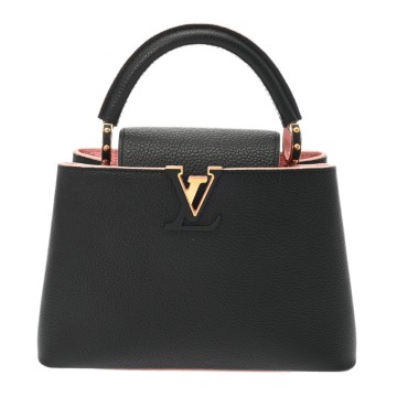 ルイ ヴィトン カプシーヌ BB ブラック/ピンク M20709 トリヨンレザー レディース バッグ 【中古】【bag】