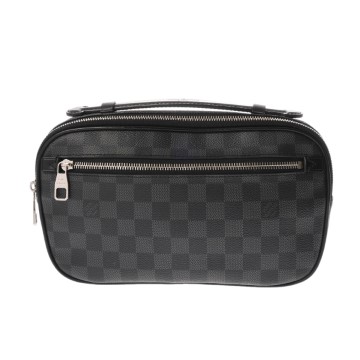 ルイ ヴィトン ダミエグラフィット アンブレール ブラック N41289 ダミエキャンバス メンズ バッグ 【中古】【bag】
