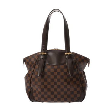 ルイ ヴィトン ダミエ ヴェローナ MM エベヌ N41118 ダミエキャンバス レディース バッグ 【中古】【bag】