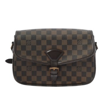 ルイ ヴィトン ダミエ ソローニュ SPオーダー ブラウン N48079 ダミエキャンバス レディース バッグ 【中古】【bag】