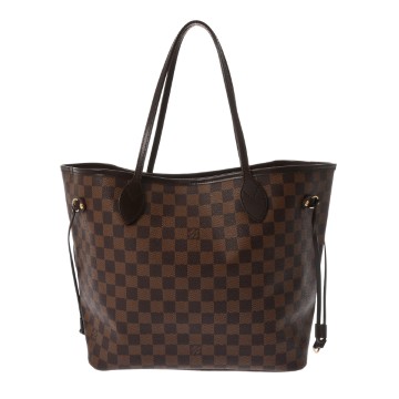 ルイ ヴィトン ダミエ ネヴァーフル MM ブラウン N51105 ダミエキャンバス レディース バッグ 【中古】【bag】