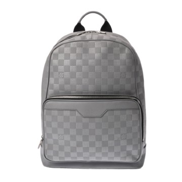 ルイ ヴィトン ダミエアンフィニ バックパック シルバー N40096 レザー メンズ バッグ 【中古】【bag】