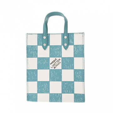 ルイ ヴィトン ダミエ チェッカーボード サックプラ XS ブルー/ホワイト N60495 レザー メンズ バッグ 【中古】【bag】
