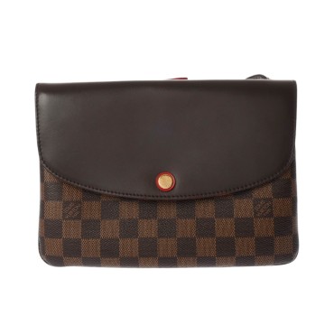ルイ ヴィトン ダミエ トワイス エベヌ N48259 ダミエキャンバス レディース バッグ 【中古】【bag】