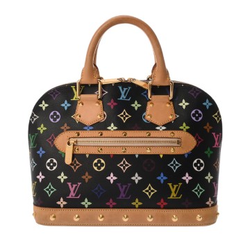 ルイ ヴィトン マルチカラー アルマ ノワール M92646 モノグラムキャンバス レディース バッグ 【中古】【bag】