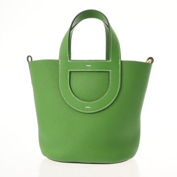 エルメス インザループ 18 ヴェールユッカ トリヨンクレマンス/ヴォースイフト レディース バッグ 【中古】【bag】