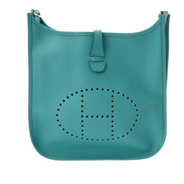 エルメス エヴリン3 PM ブルーパオン ヴォーエプソン ユニセックス バッグ 【中古】【bag】