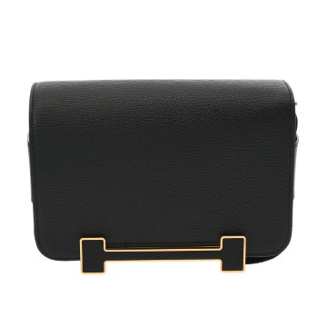 エルメス ゲタ ブラック シェーブル レディース バッグ 【中古】【bag】