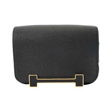 エルメス ゲタ ブラック シェーブル レディース バッグ 【中古】【bag】