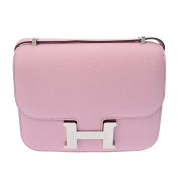 エルメス コンスタンス3 ミニ18 モーヴシルベストル ヴォーエプソン レディース バッグ 【中古】【bag】
