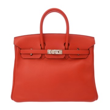 エルメス バーキン 25 ルージュトマト ヴォースイフト レディース バッグ 【中古】【bag】