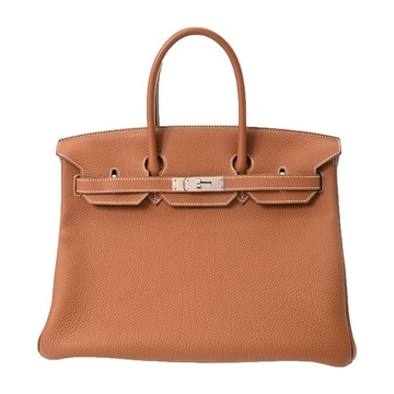 エルメス バーキン 35 ゴールド トゴ ユニセックス バッグ 【中古】【bag】
