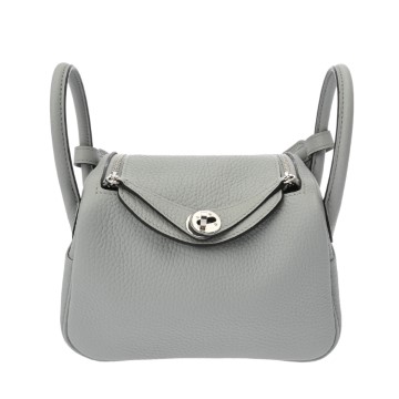エルメス リンディ ミニ 2WAY ブルーグラシエ トリヨンクレマンス レディース バッグ 【中古】【bag】