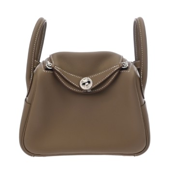 エルメス リンディ ミニ 2 エトゥープ ヴォースイフト レディース バッグ 【未使用】【bag】