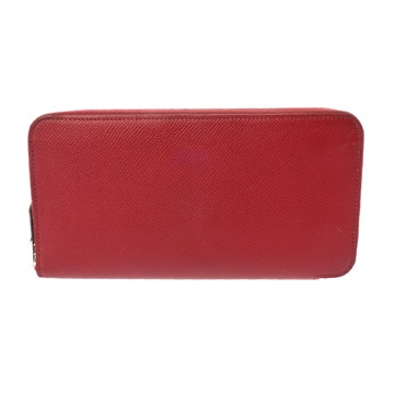エルメス アザップロング シルクイン ルージュヴィフ ヴォーエプソン レディース 財布 【中古】【purse】