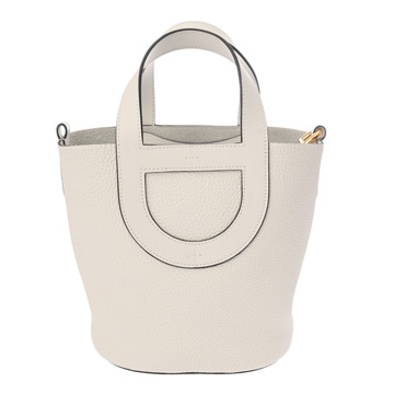 エルメス インザループ 18 ニューホワイト トリヨンクレマンス/ヴォースイフト レディース バッグ 【中古】【bag】