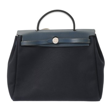 エルメス エールバッグ PM 2WAY ネイビー ヴィブラート/トワルオフィシェ レディース バッグ 【中古】【bag】