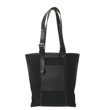 エルメス エトリヴィエール ポケット 27 ブラック トワルゴエラン/ヴォ―スイフト メンズ バッグ 【中古】【bag】