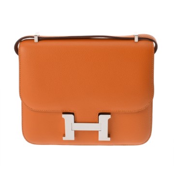エルメス コンスタンス 3 ミニ 18 アプリコット エバーカラー レディース バッグ 【中古】【bag】
