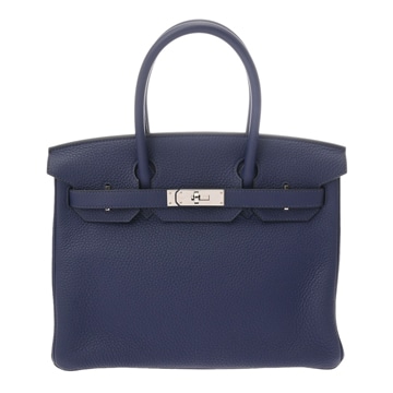 エルメス バーキン 30 ブルーアンクル トゴ レディース バッグ 【中古】【bag】