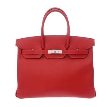 エルメス バーキン 35 ルージュカザック ヴォーエプソン ユニセックス バッグ 【中古】【bag】