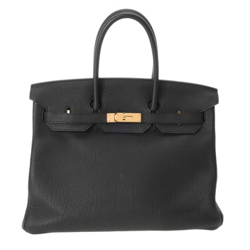 エルメス バーキン 35 ブラック トゴ ユニセックス バッグ 【中古】【bag】