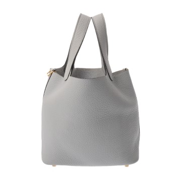 エルメス ピコタン ロック PM ブルーペール トリヨンクレマンス レディース バッグ 【中古】【bag】