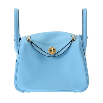 エルメス リンディ ミニ セレステ ヴォースイフト レディース バッグ 【中古】【bag】