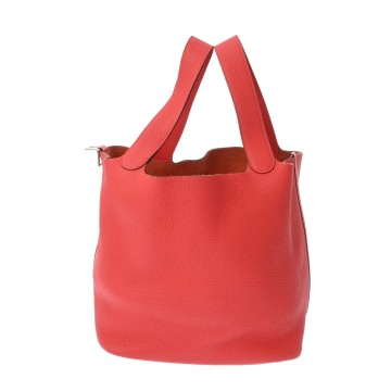 エルメス ピコタン ロック GM ルージュピヴォワンヌ トリヨンクレマンス レディース バッグ 【中古】【bag】