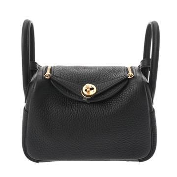 エルメス リンディ ミニ ブラック トリヨンクレマンス レディース バッグ 【未使用】【bag】