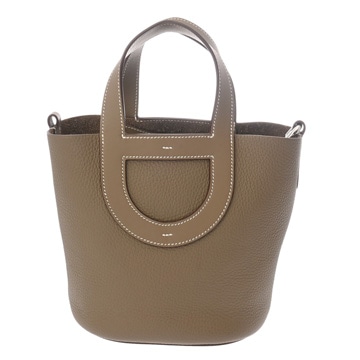 エルメス インザループ 18 エトゥープ トリヨンクレマンス/ヴォースイフト レディース バッグ 【未使用】【bag】