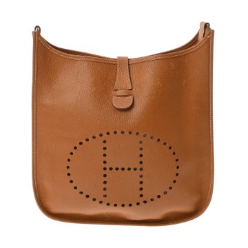 エルメス エヴリン GM ナチュラル アルデンヌ ユニセックス バッグ 【中古】【bag】
